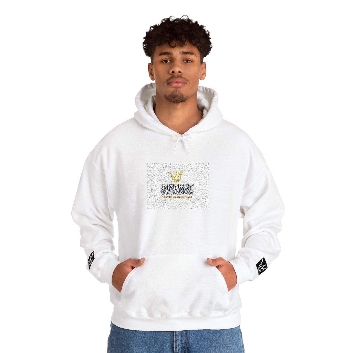 Hoodie — 'Stay Golden' Minimal Logo Pullover