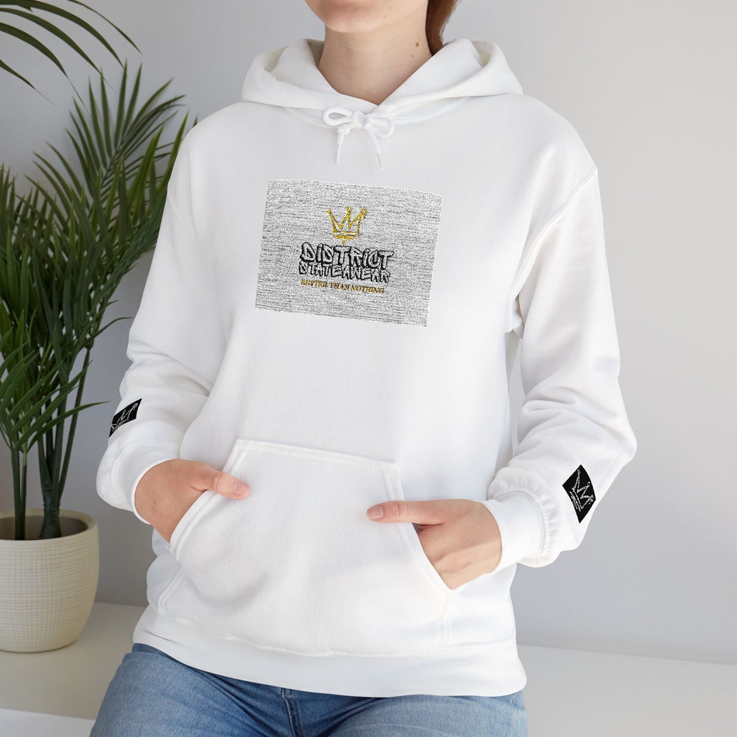 Hoodie — 'Stay Golden' Minimal Logo Pullover
