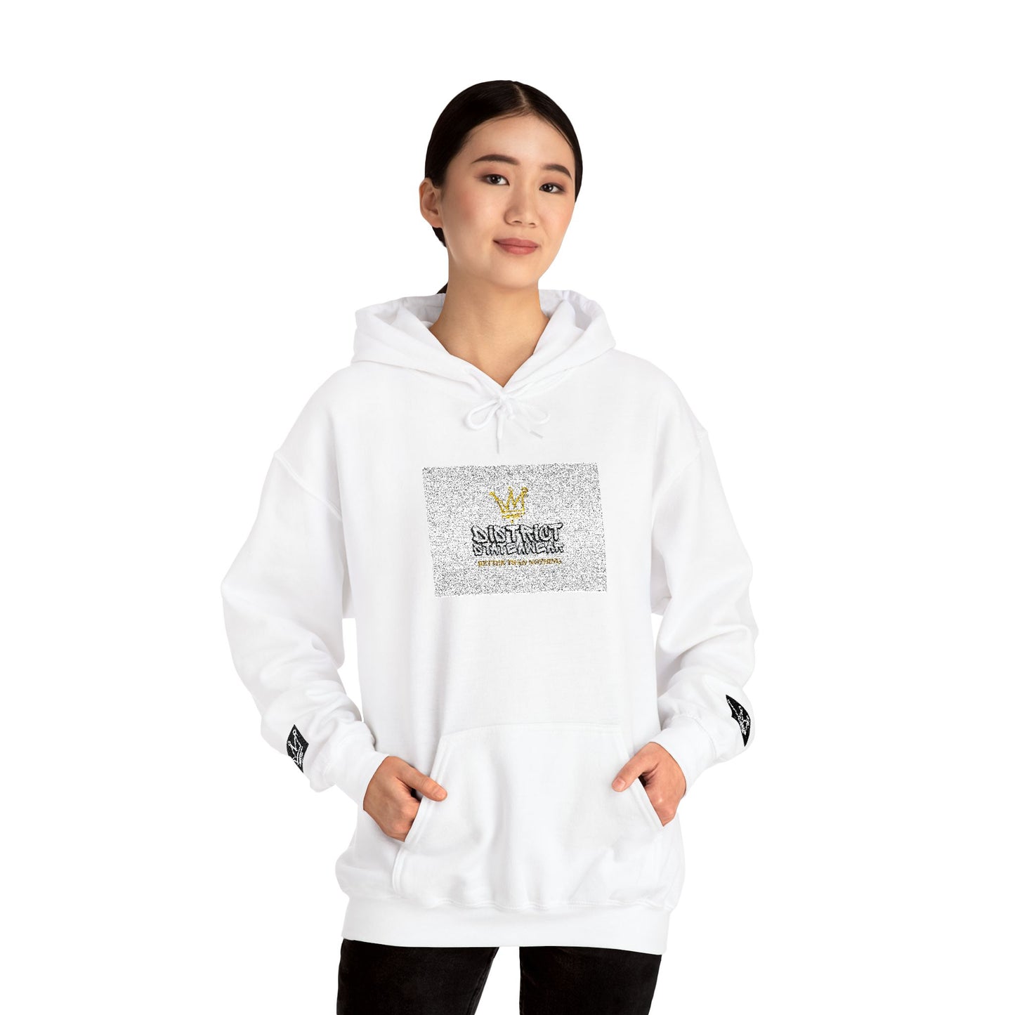 Hoodie — 'Stay Golden' Minimal Logo Pullover