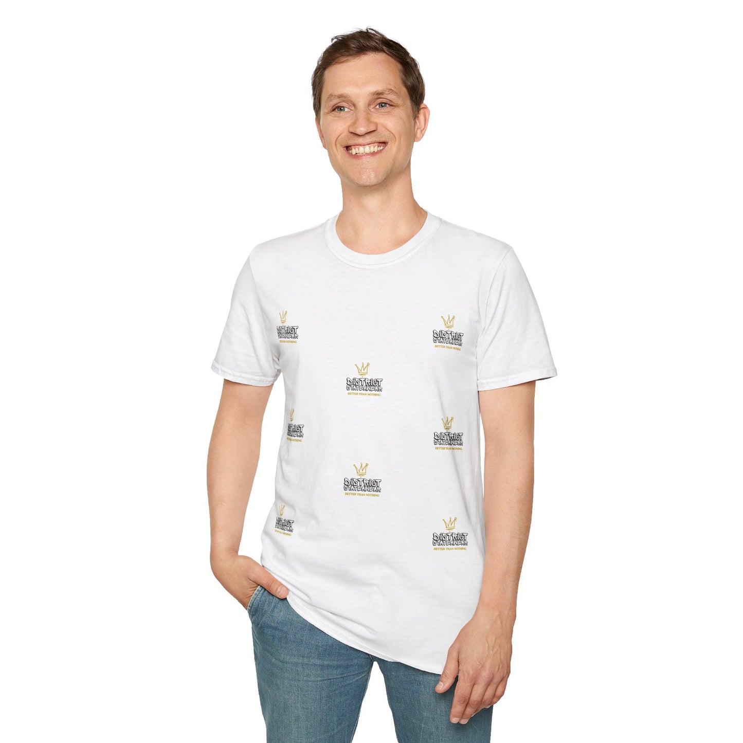 Streetwear T-Shirt — "District Statewear: Better Than Nothing" Graphic Tee