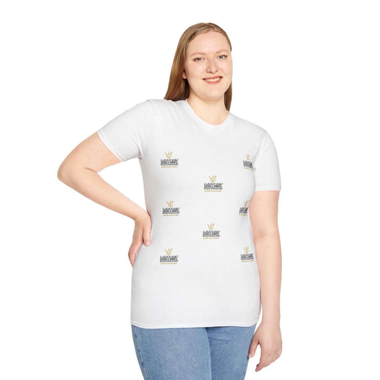 Streetwear T-Shirt — "District Statewear: Better Than Nothing" Graphic Tee
