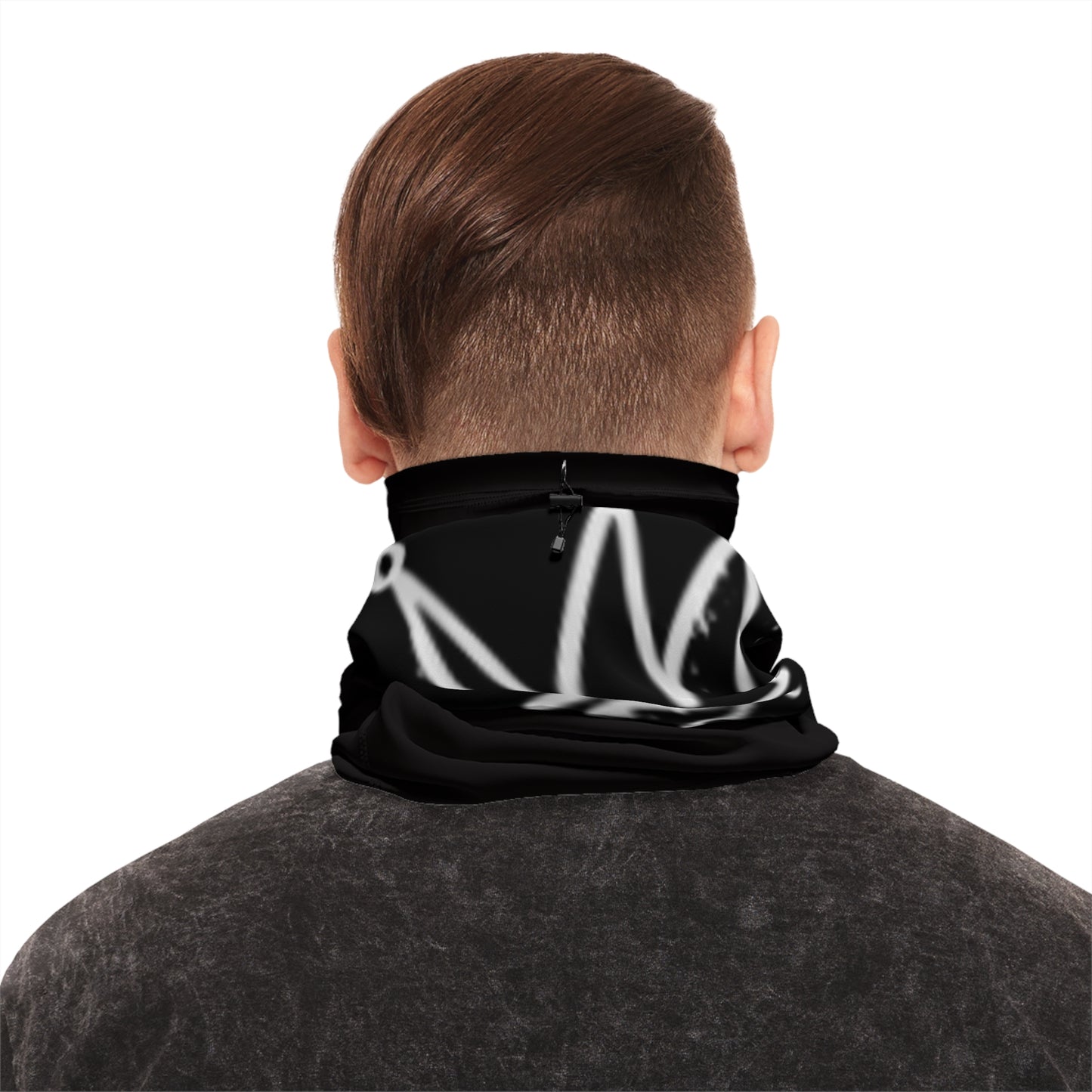 Winter Neck Gaiter — 'District Statewear' Crown Logo Drawstring Face Mask