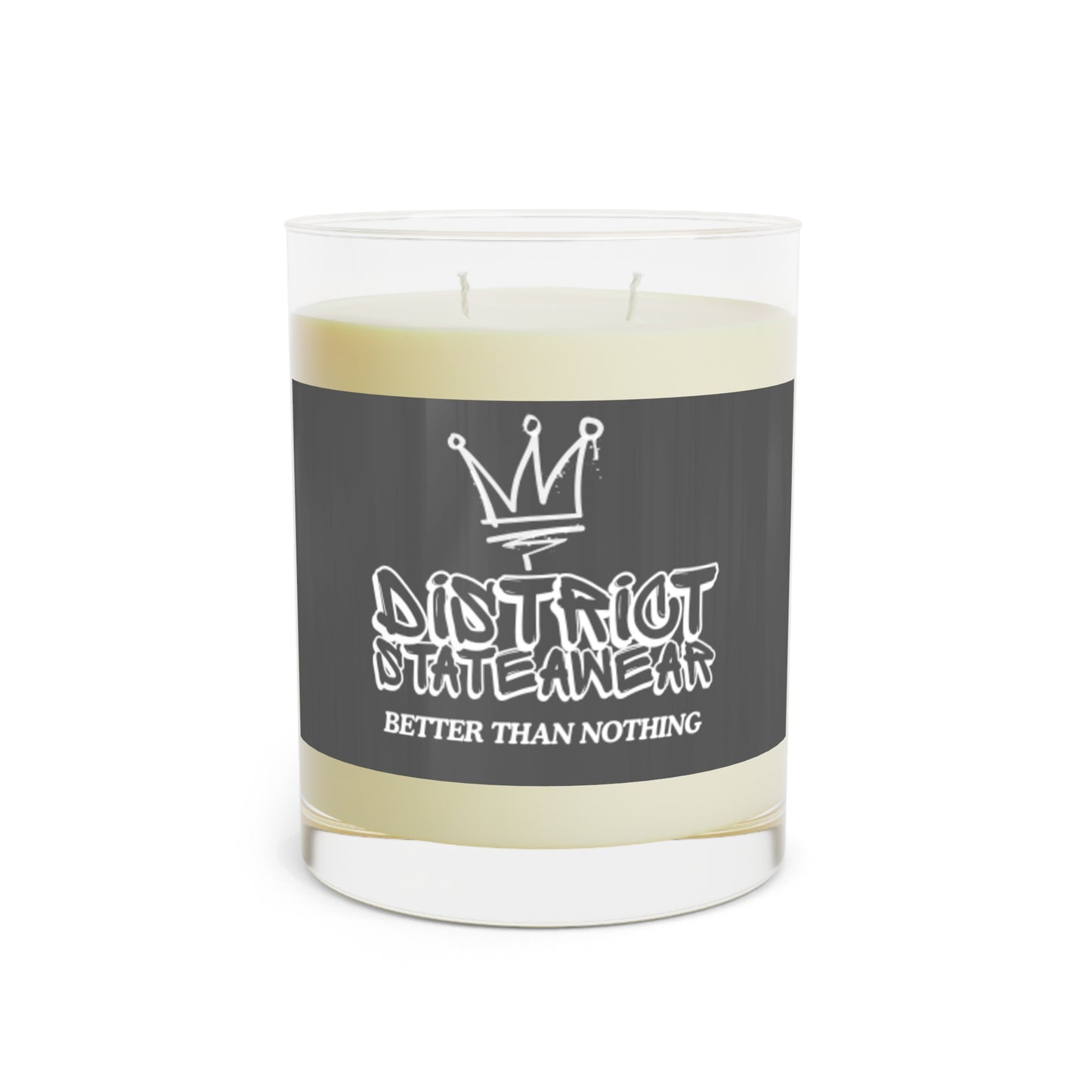 District Statewear “Better Than Nothing” Scented Glass Candle — 11oz